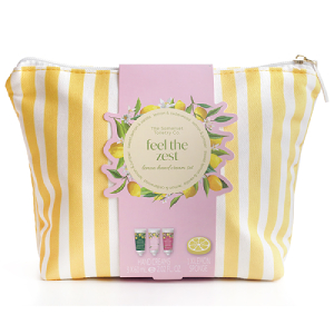 Feel the Zest Wash Bag Hand Cream Gift Set