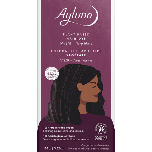 Ayluna Plant Based Hair Dye - Deep Black Plant Based Hair Dye - Deep Black