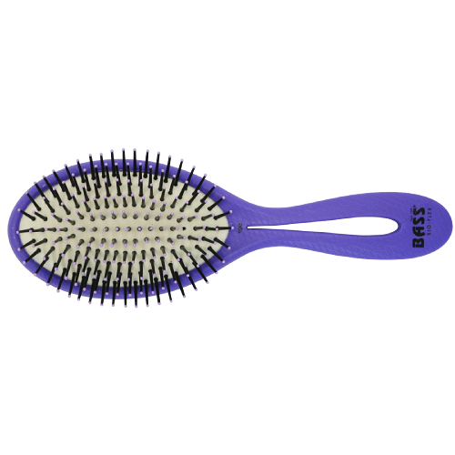 Bass Brushes Oval Brush - Purple Oval Brush - Purple