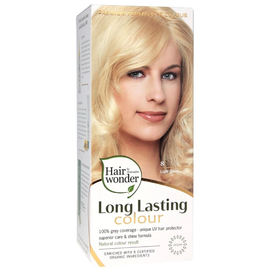 Hairwonder - Long Lasting Colour - Light Blond 8