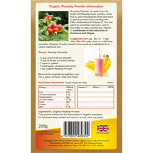 Golden Greens Organic Rosehip Powder Organic Rosehip Powder