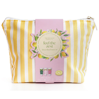Somerset Toiletry - Feel the Zest Wash Bag Hand Cream Gift Set